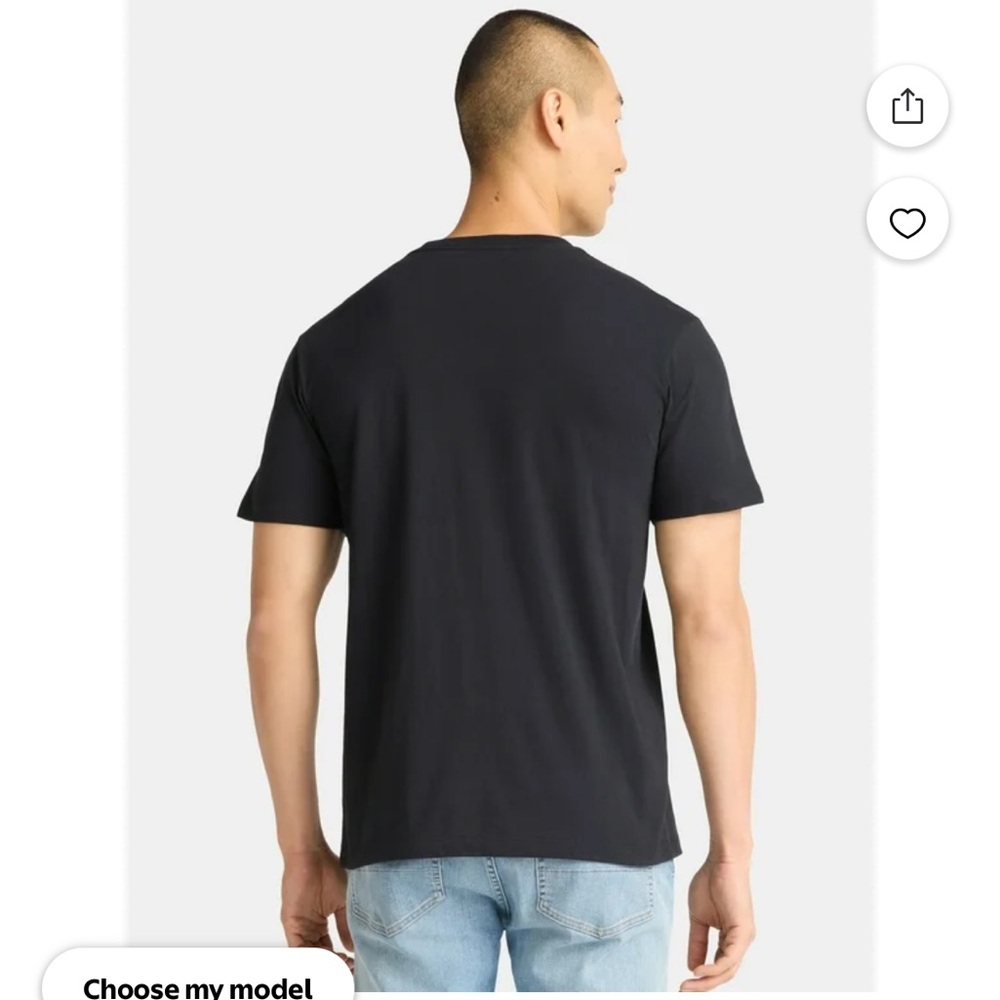5/$30 🎈 Mad engine Star Wars medium black darth vader dad tee - Picture 8 of 8